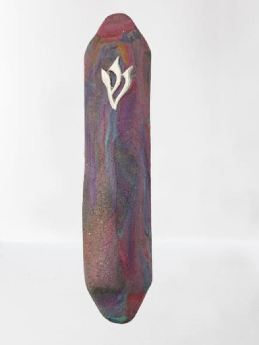 Mezuzah Case Light Purple