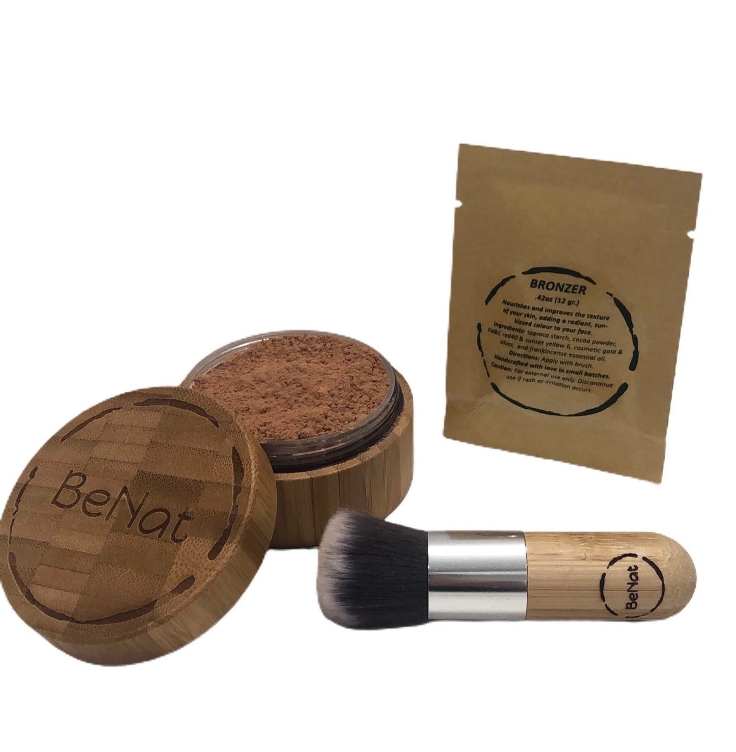 The BeNat Glamour Collection: Bronzer Loose Powder Set