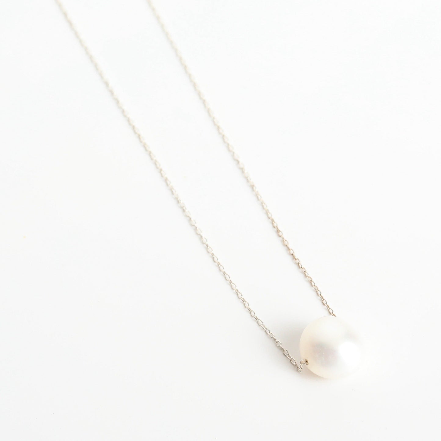 Stardust Floating Pearl Necklace