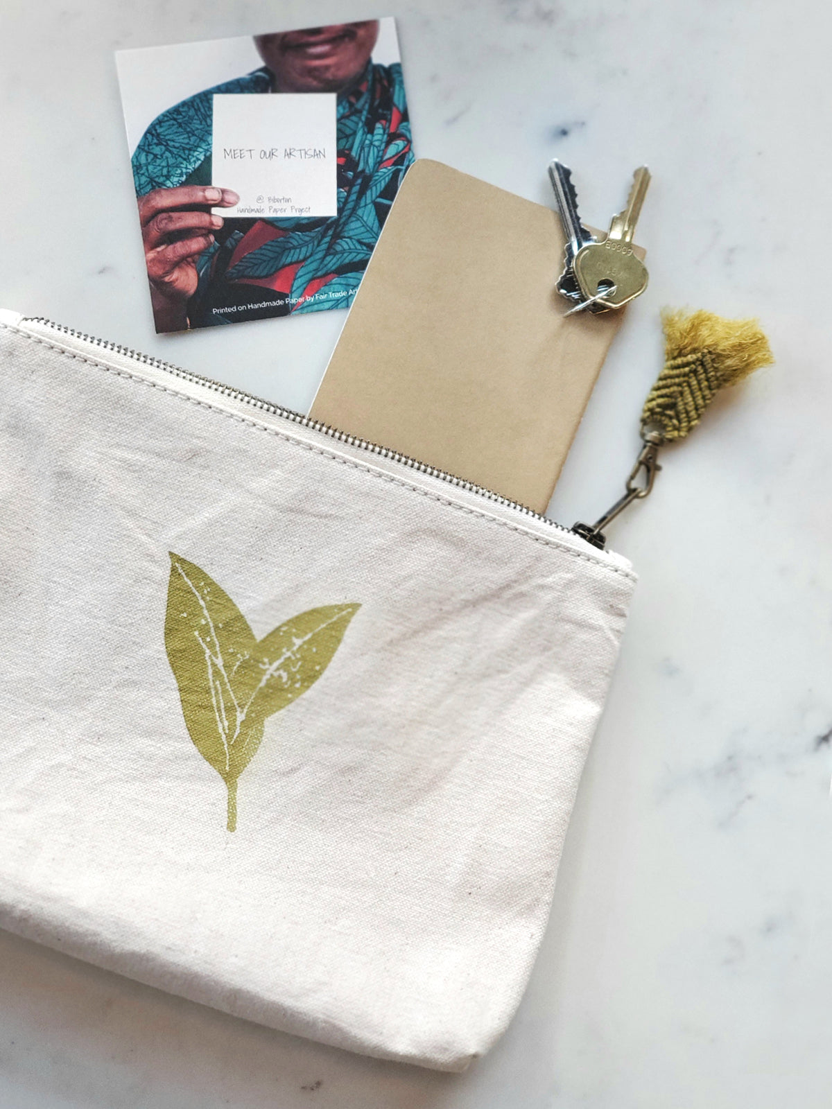 Nature - Cotton Canvas Pouch