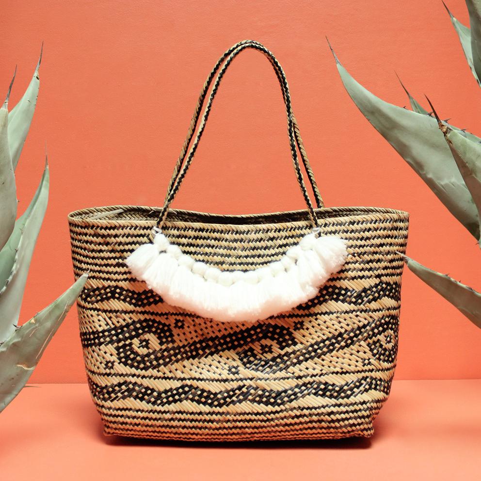 Borneo Medio Straw Tote Bag - Hand Bag