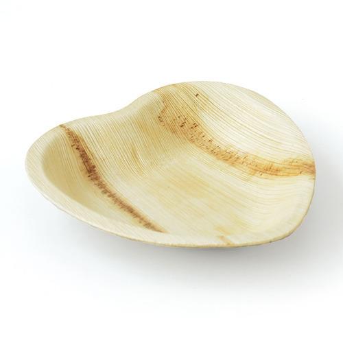 Heart Palm Leaf Plates (Set of 10/50/100) - FREE US Shipping