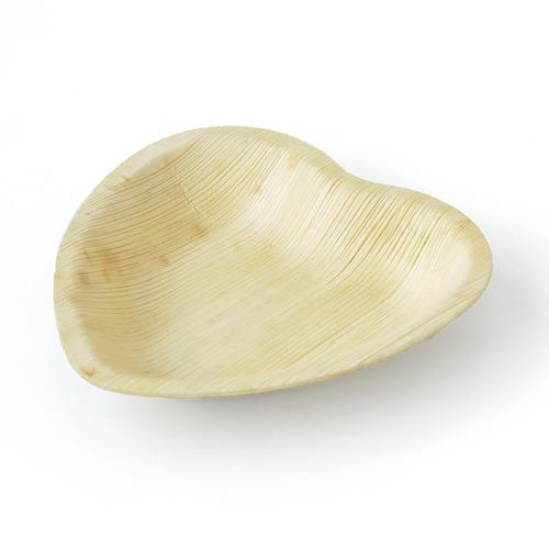 Heart Palm Leaf Plates (Set of 10/50/100) - FREE US Shipping