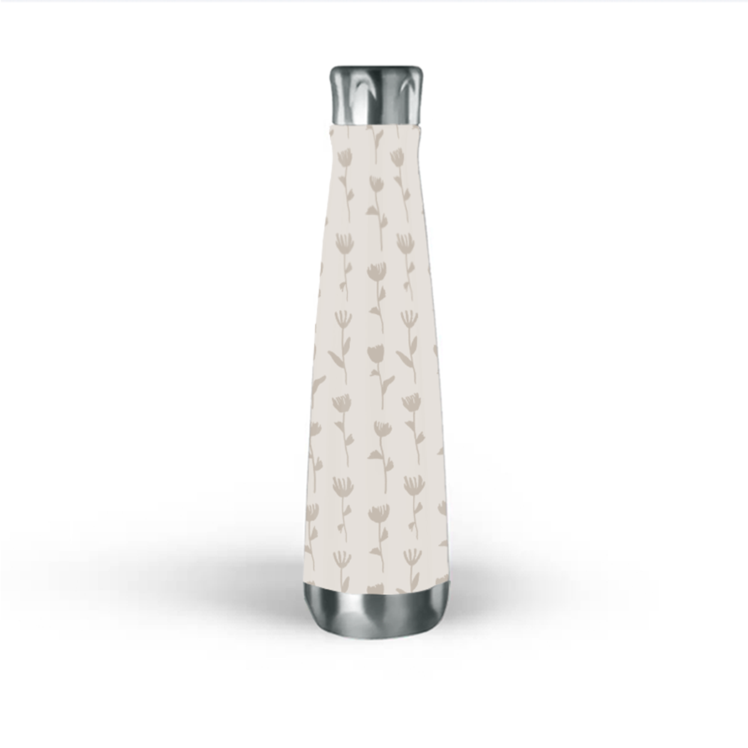 Ink Flower Water Bottle