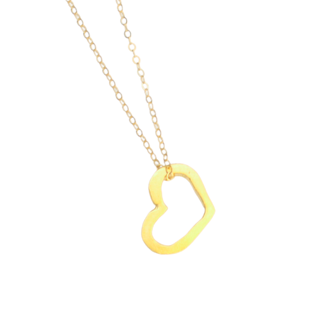 Lucinda Heart Necklace - Single or Double