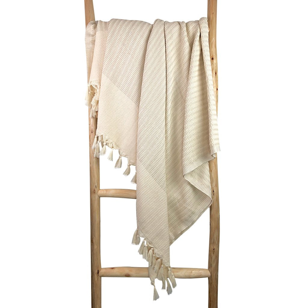 Plush Wavy Turkish Throw