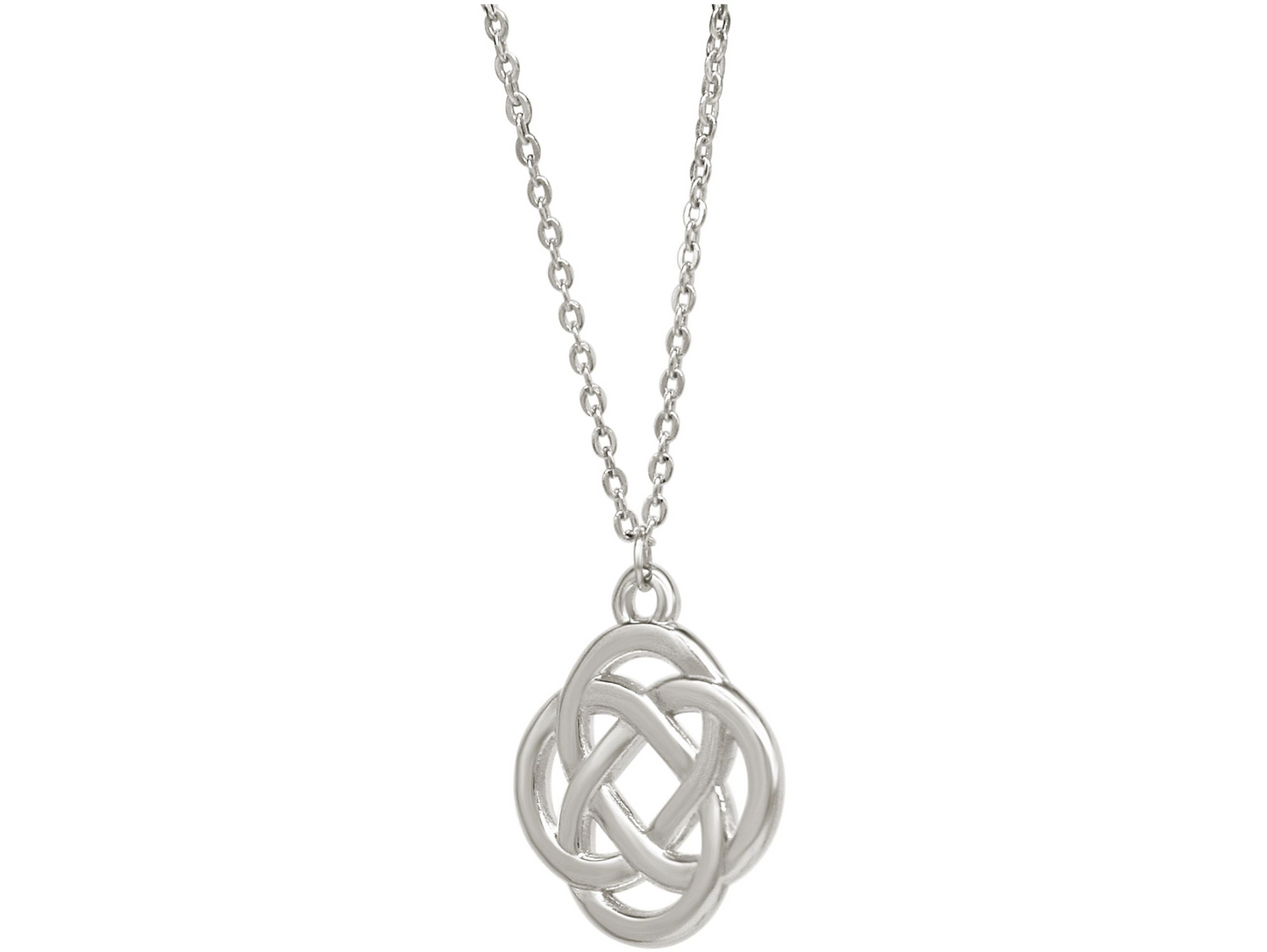 Handcrafted Celtic Knot Bracelet: silver