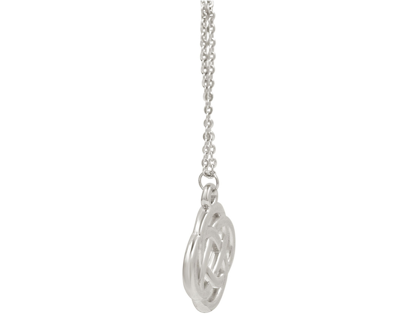 Handcrafted Celtic Knot Bracelet: silver