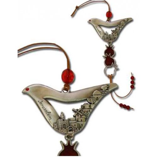 Dove of Peace Jerusalem Wall Hanging