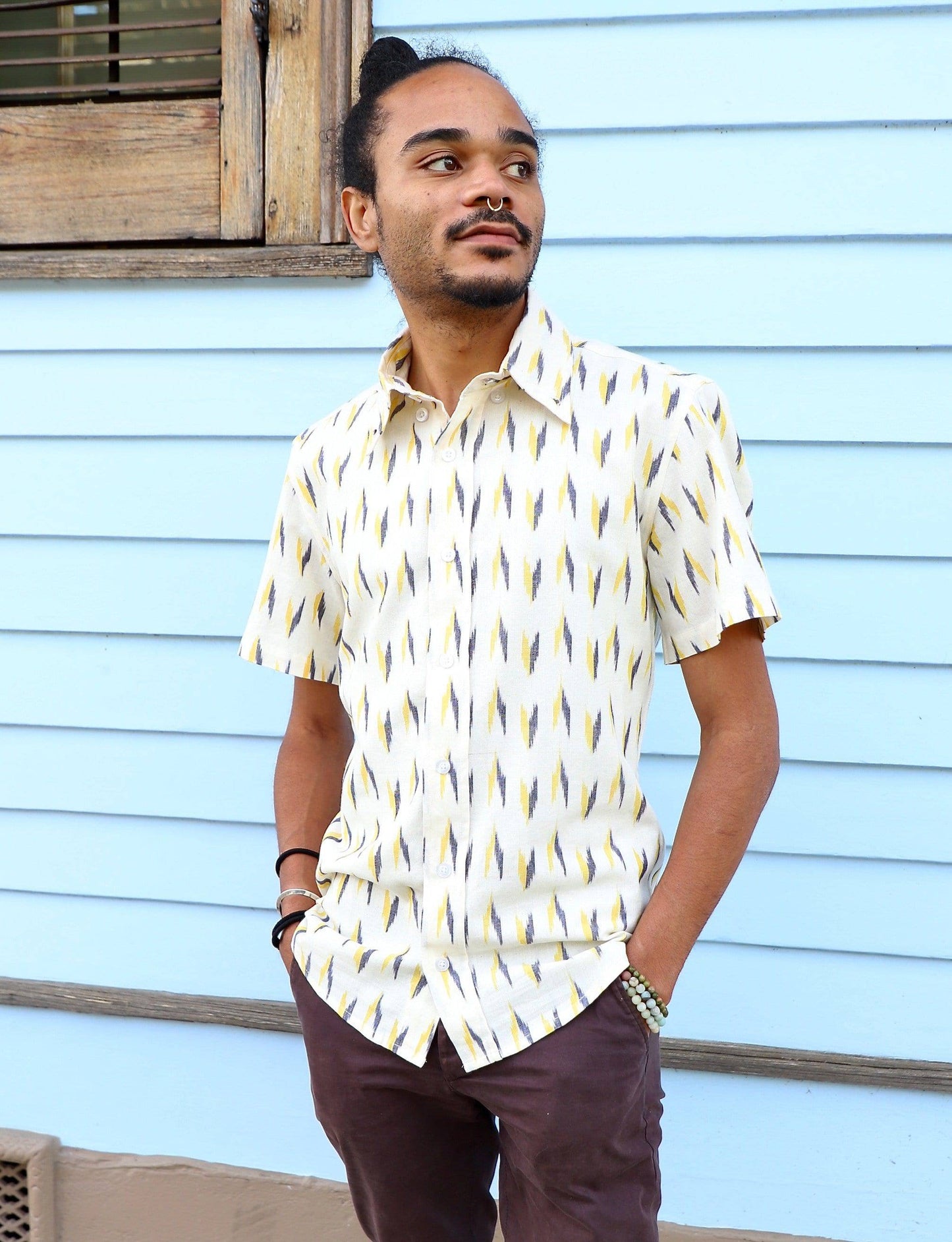 August Men's Button Down Shirt