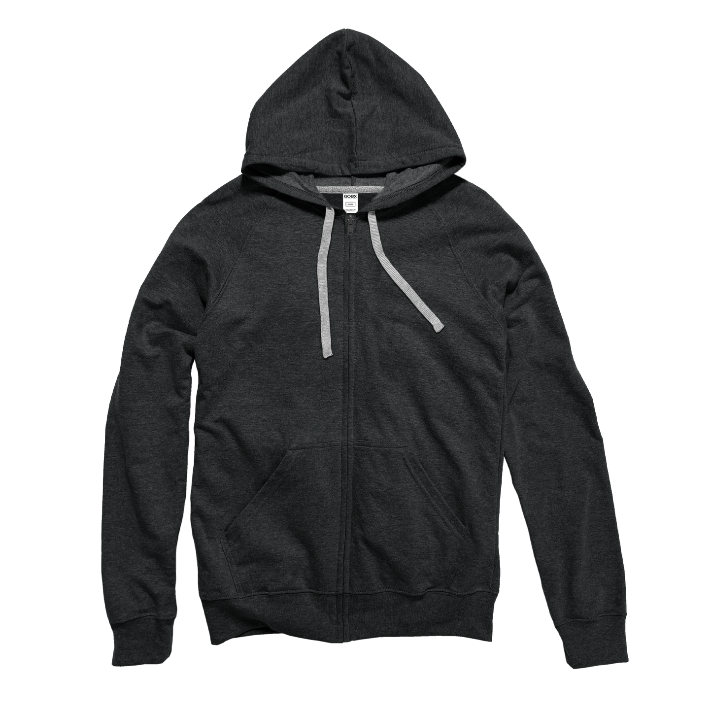 Heathered Full Zip Hood