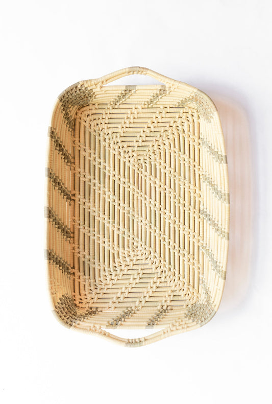 Woven Palm Leaves Tray