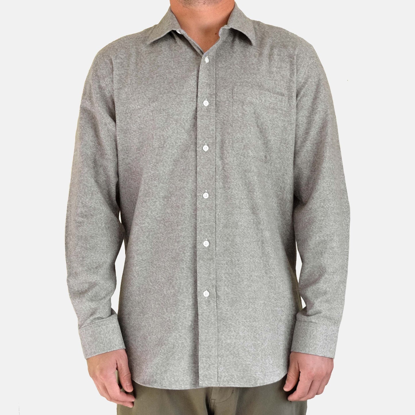 Flannel Shirt Heather Sage