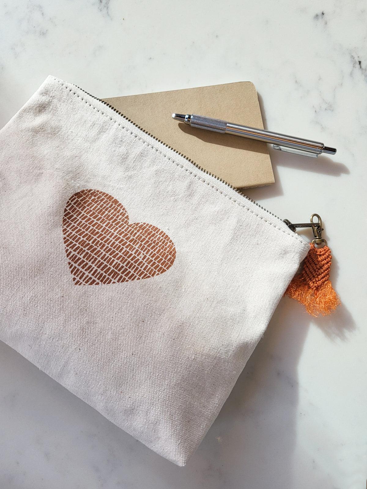 Love - Cotton Canvas Pouch