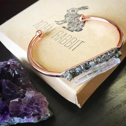 Pyrite Rabbit Adam Rabbit's Raw Crystal and Mineral Jewelry: A Handcrafted Masterpie ...
