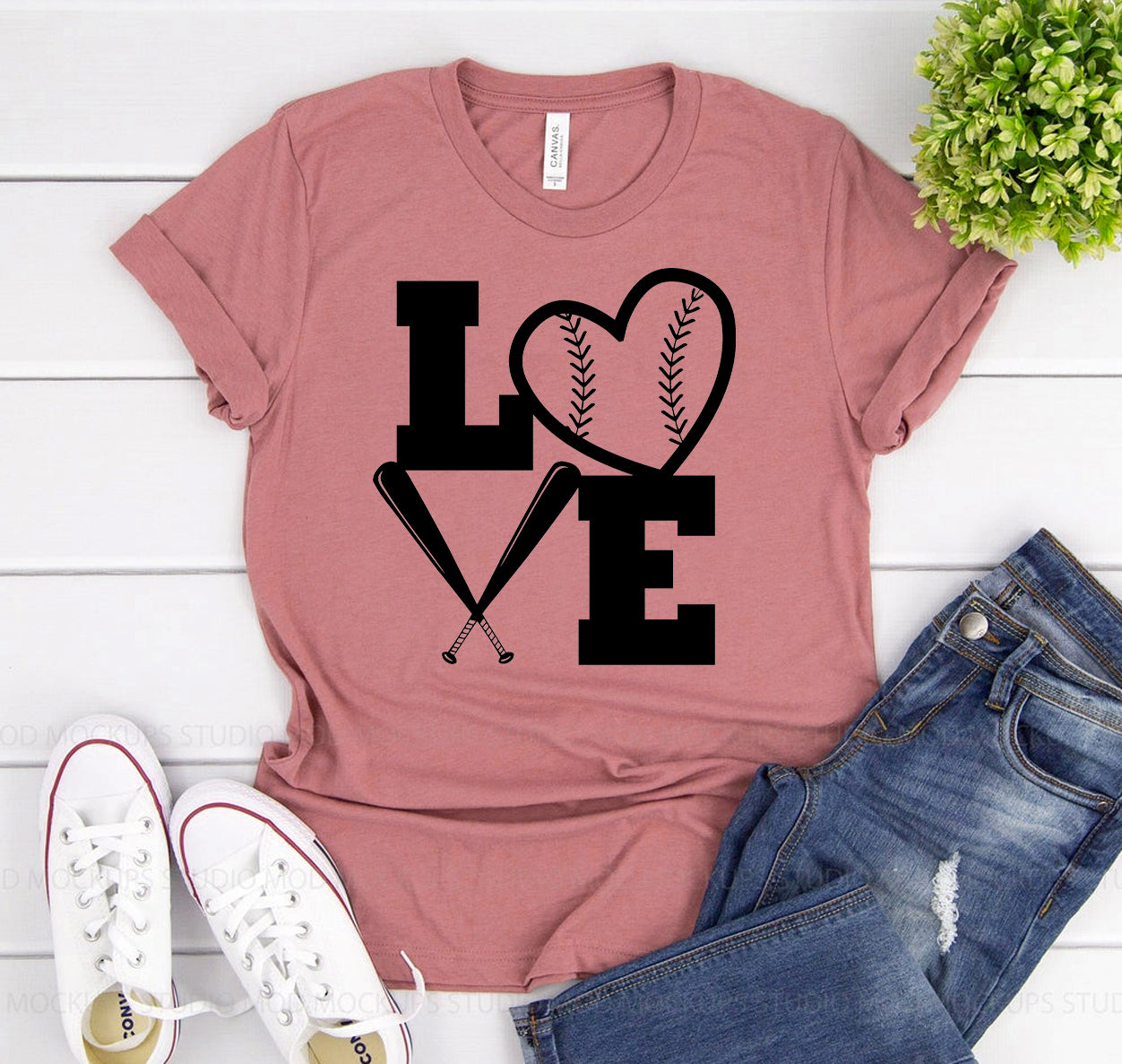 Love Baseball T-shirt