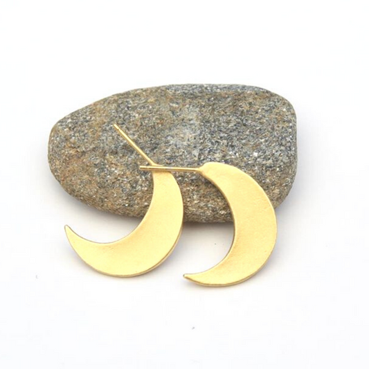 Large Crescent Shield Studs