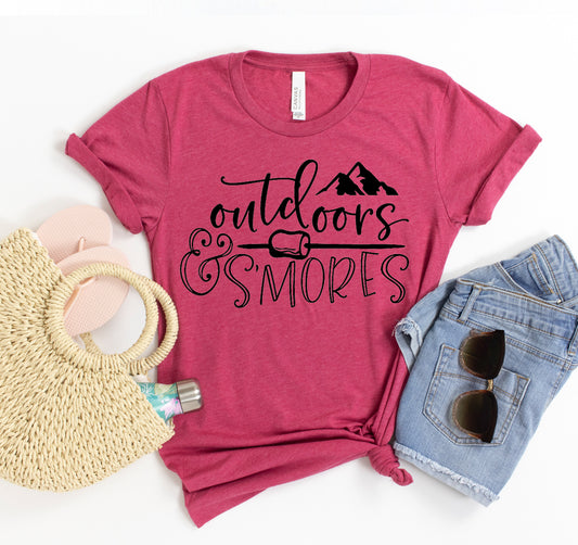Outdoors & Smores T-shirt