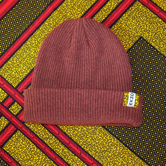 Beanie Merino Wool Maroon