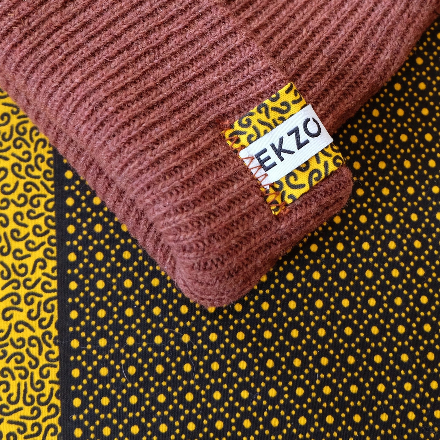 Beanie Merino Wool Maroon