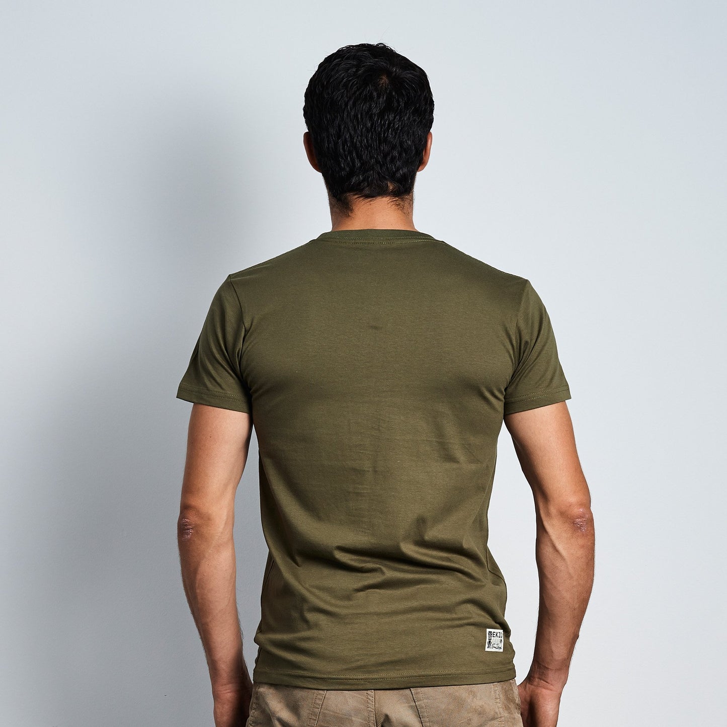 Diamond Patch Tee - Olive