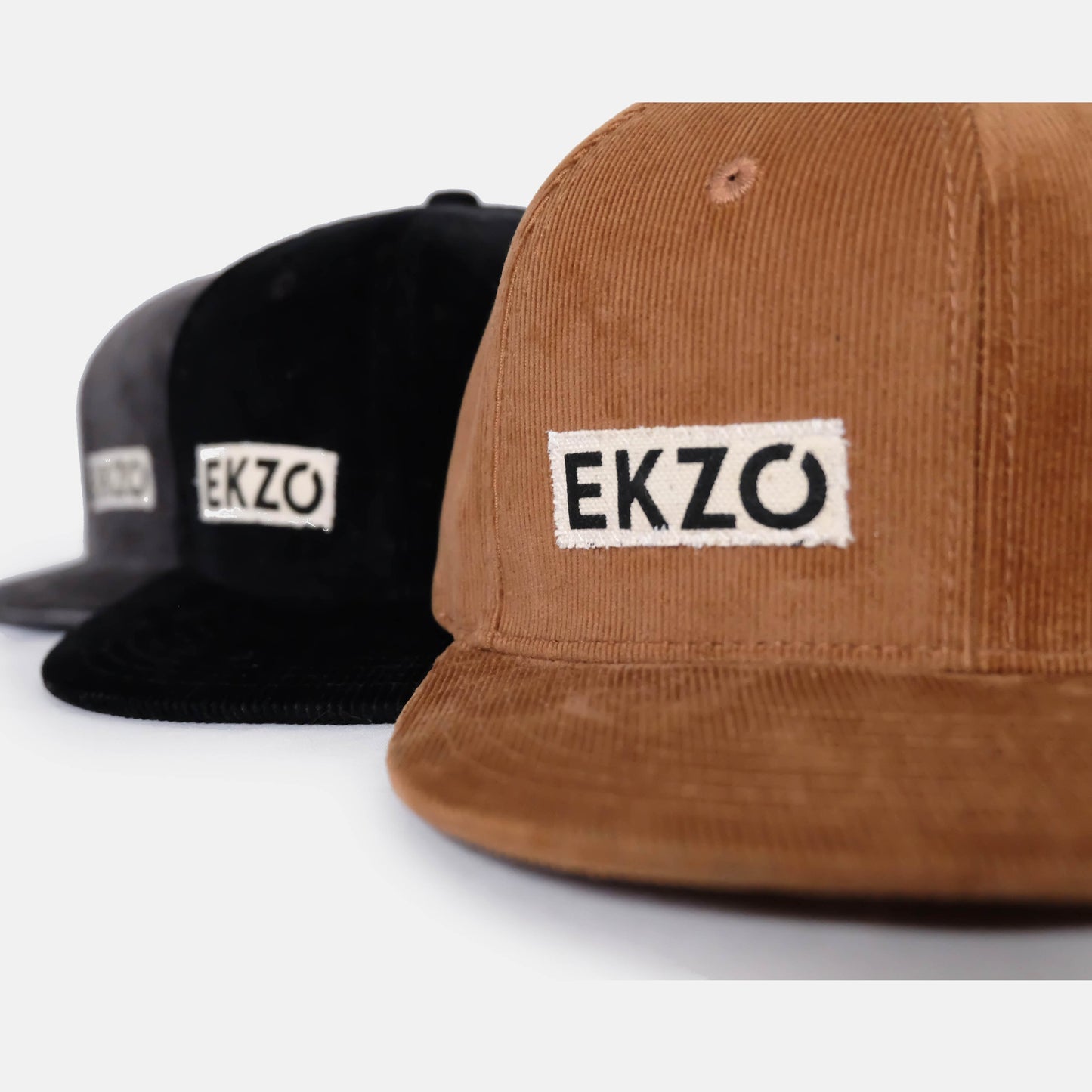 Full Corduroy Hat - Black