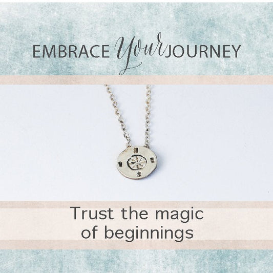Embrace Your Journey - Compass Necklace