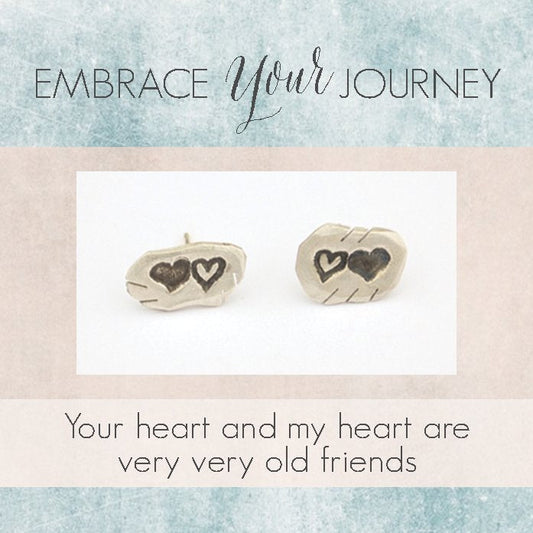 Embrace Your Journey - "Our Hearts" Stud Earrings