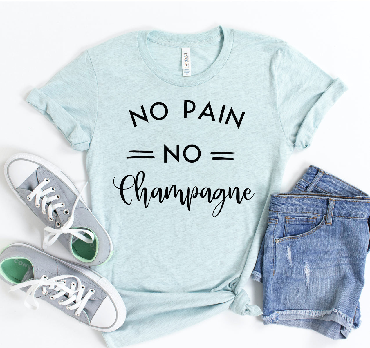 No Pain No Champagne T-shirt