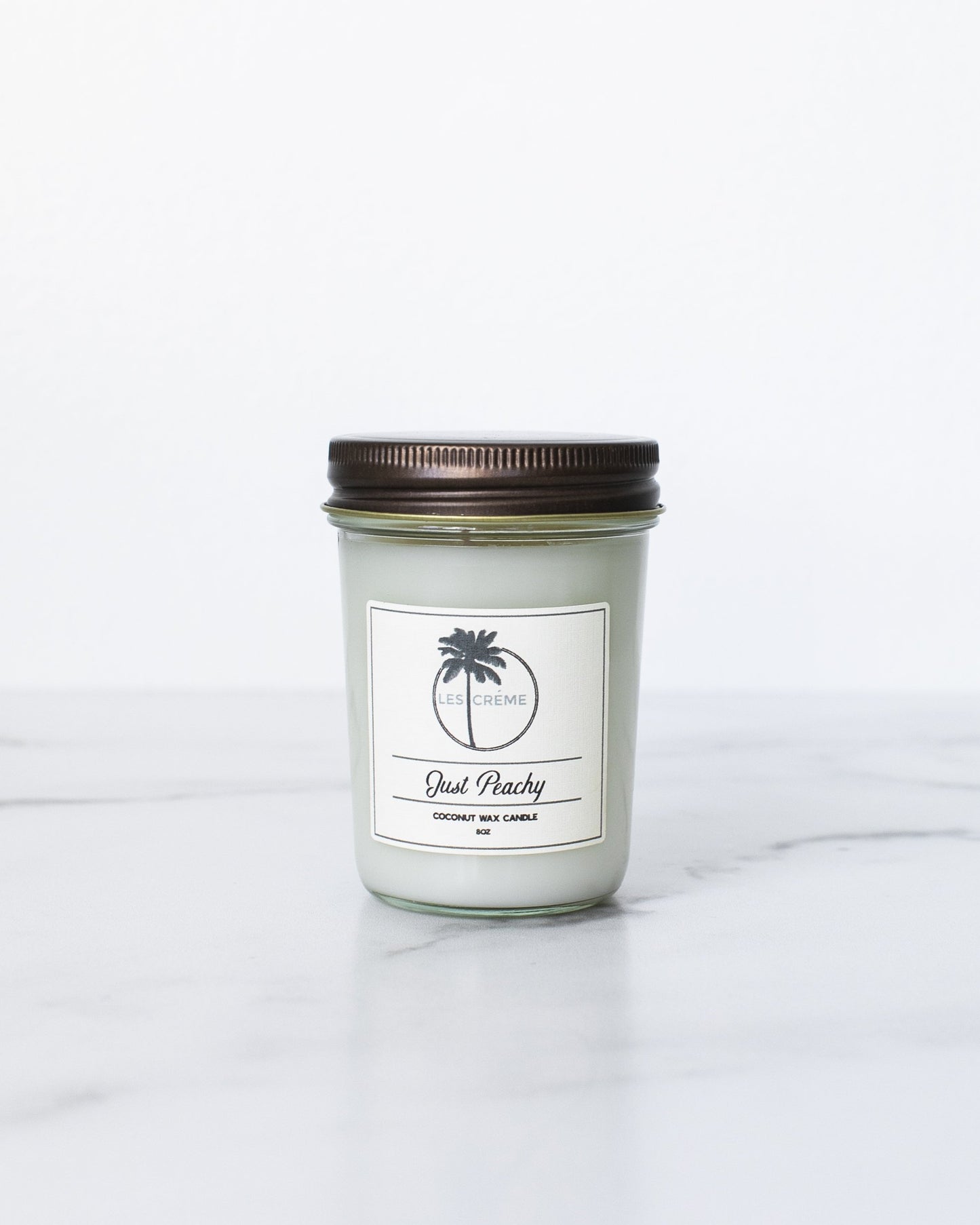 Just Peachy Scent Coconut Wax Candle