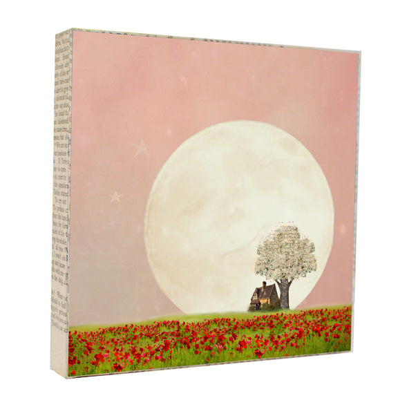 Strawberry Moon 5x5 Art Block