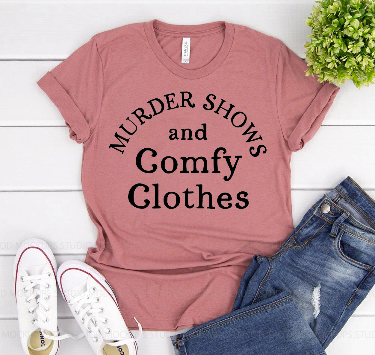 Murder Shows And Comfy Clothes T-shirt