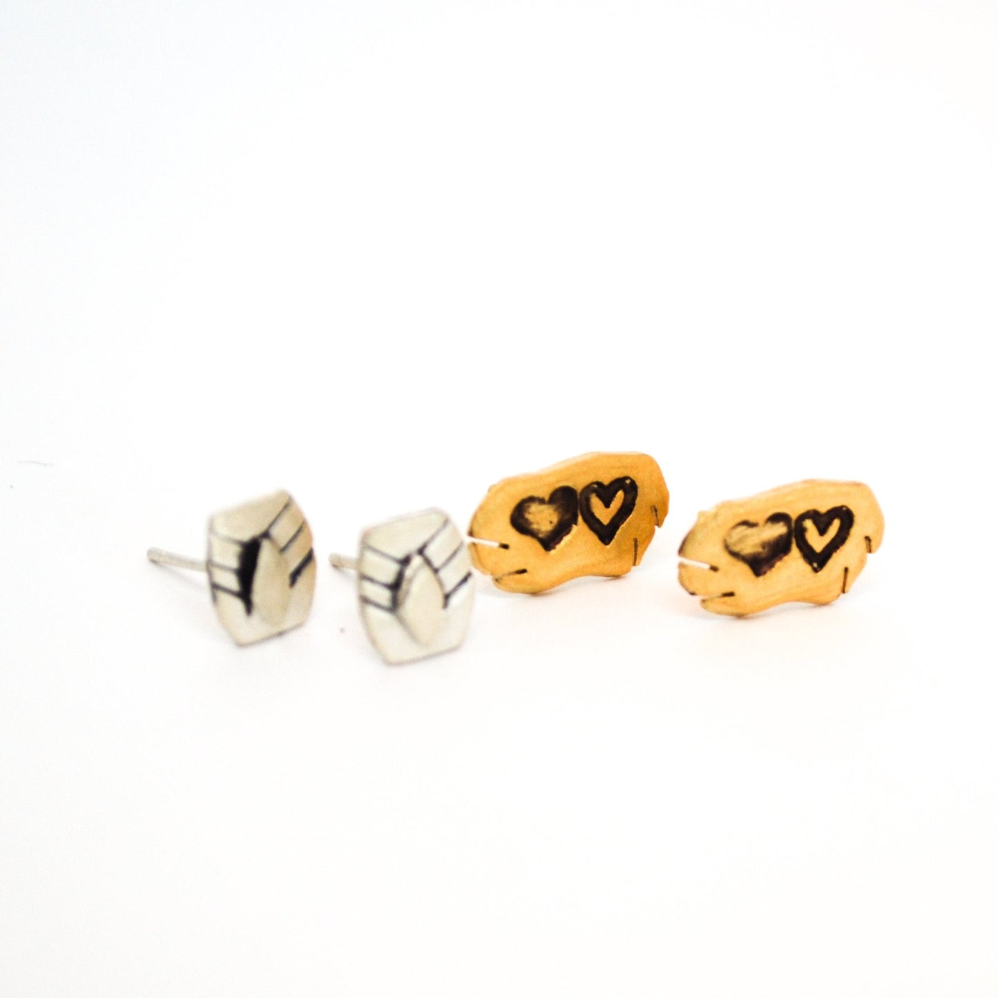 Embrace Your Journey - "Our Hearts" Stud Earrings