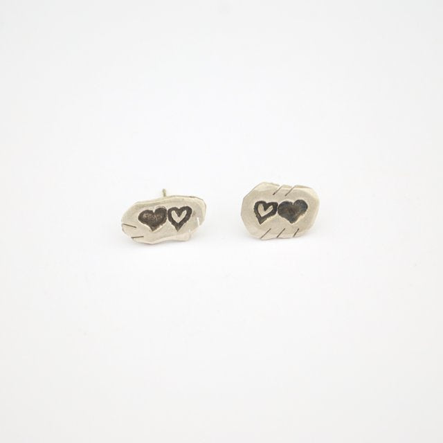 Embrace Your Journey - "Our Hearts" Stud Earrings