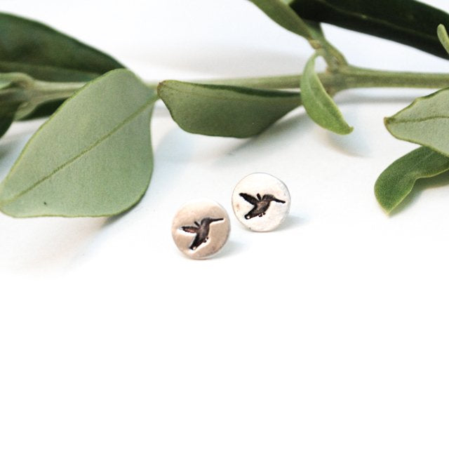 Hummingbird Stud Earrings