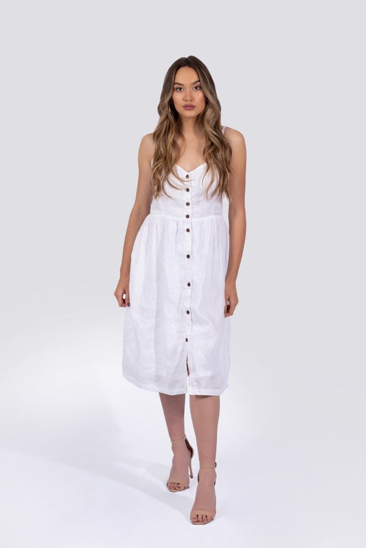 Everly Dress - White