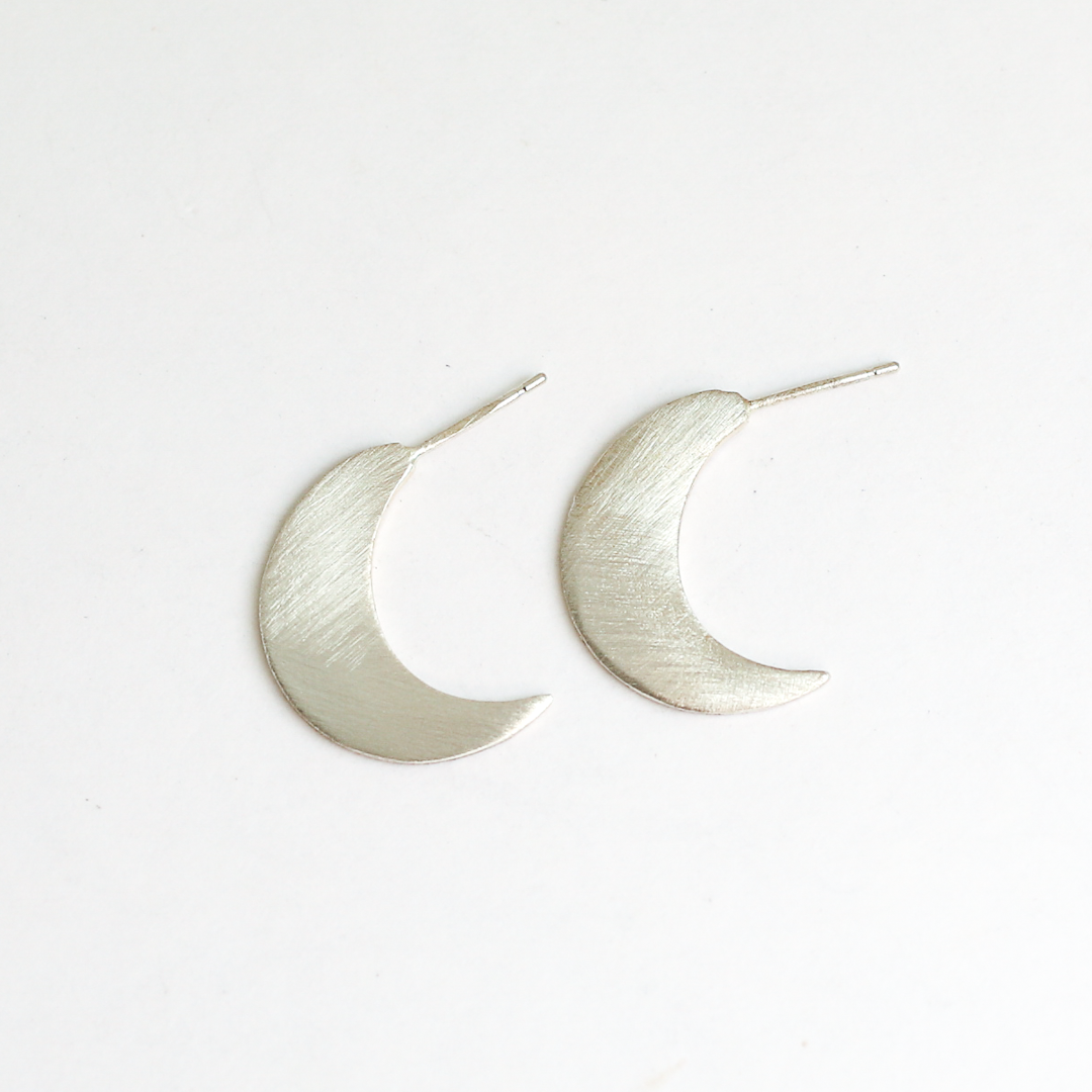 Large Crescent Shield Studs