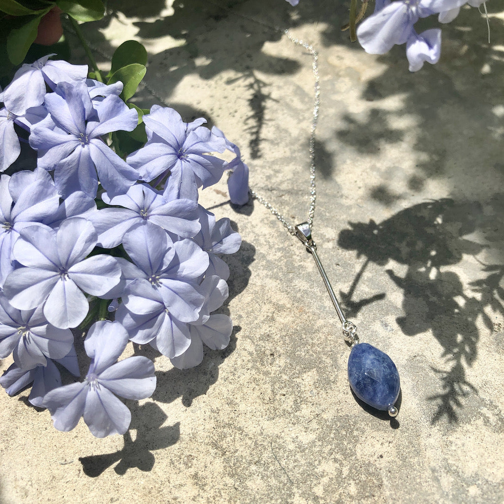 Sodalite Bar Necklace