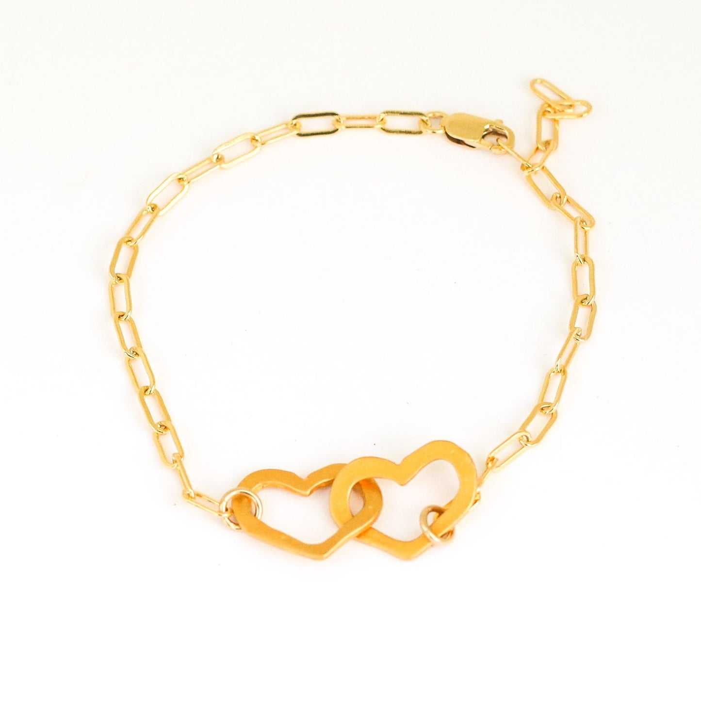 Lucinda Link Heart Chain Bracelet