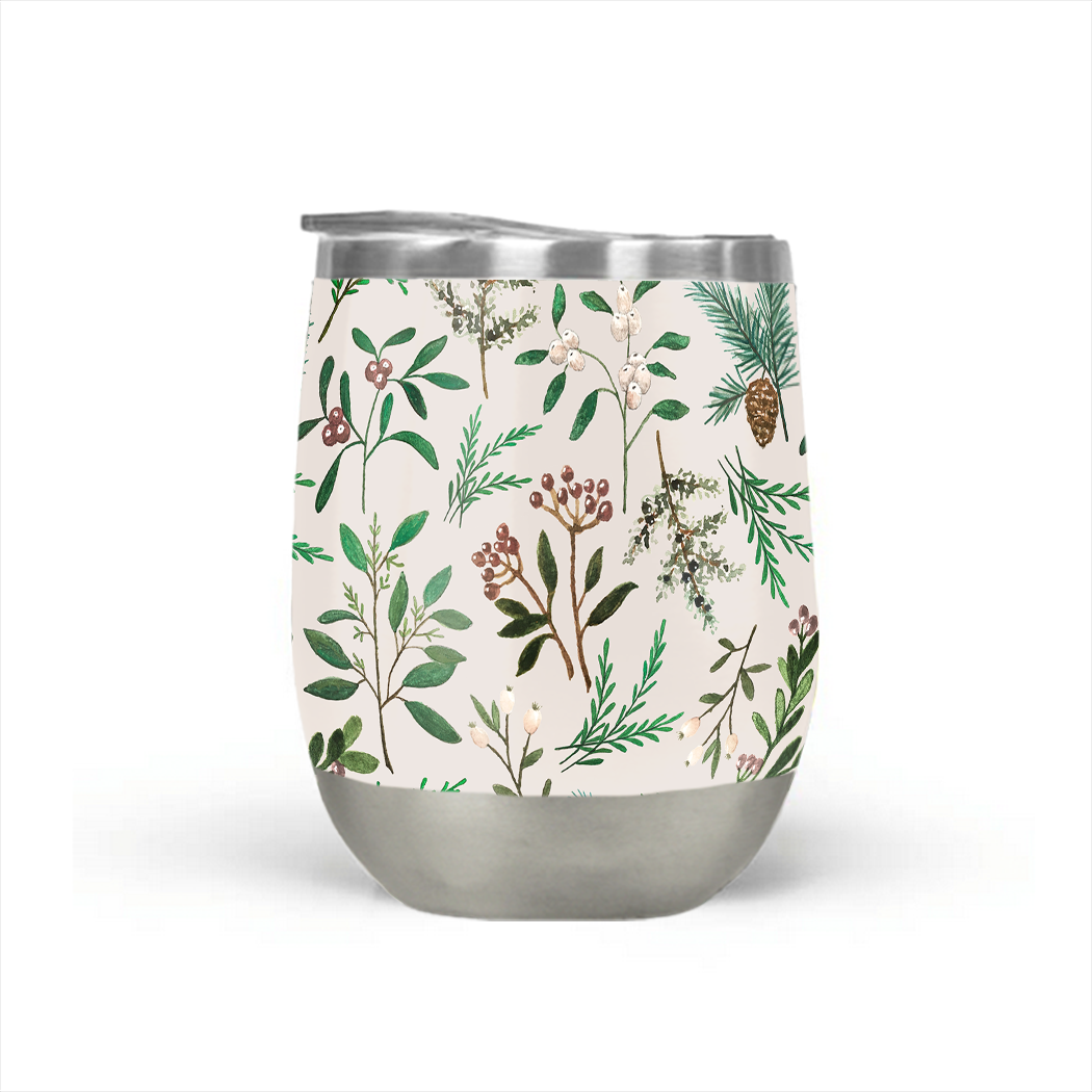 Winter Berry Stemless Wine Tumbler